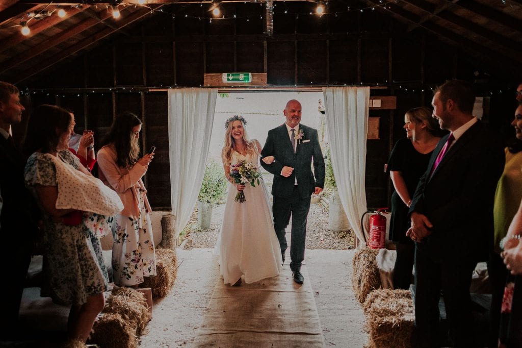 how to decorate a barn wedding venue